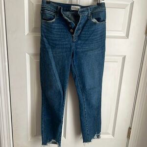 A&F High Rise Super Skinny Ankle Jean 27 (4) SHORT